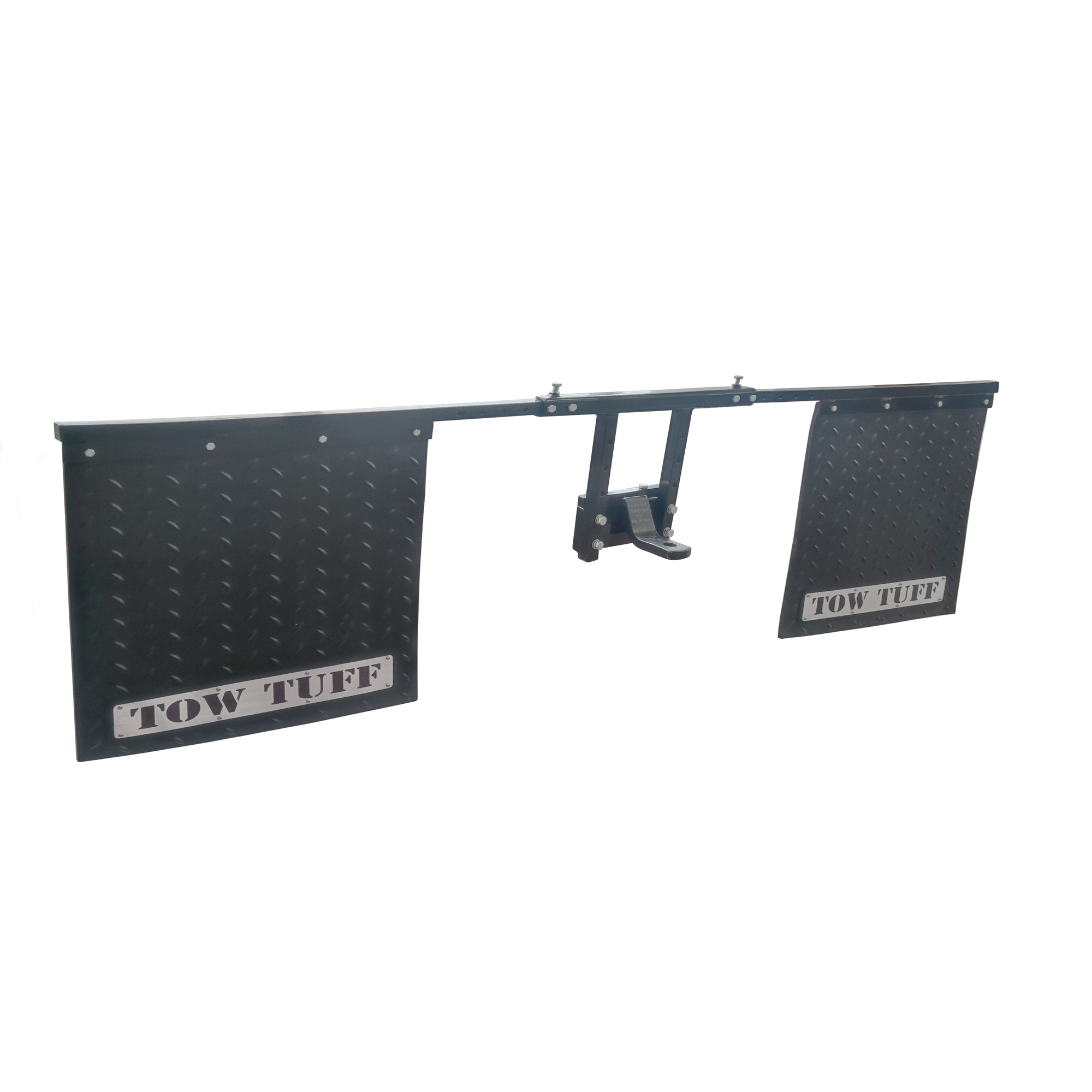 Tow Tuff, Universal-Mounts Mud Flaps for Towing, Material Steel/Rubber, Model# TTF-242425AMF